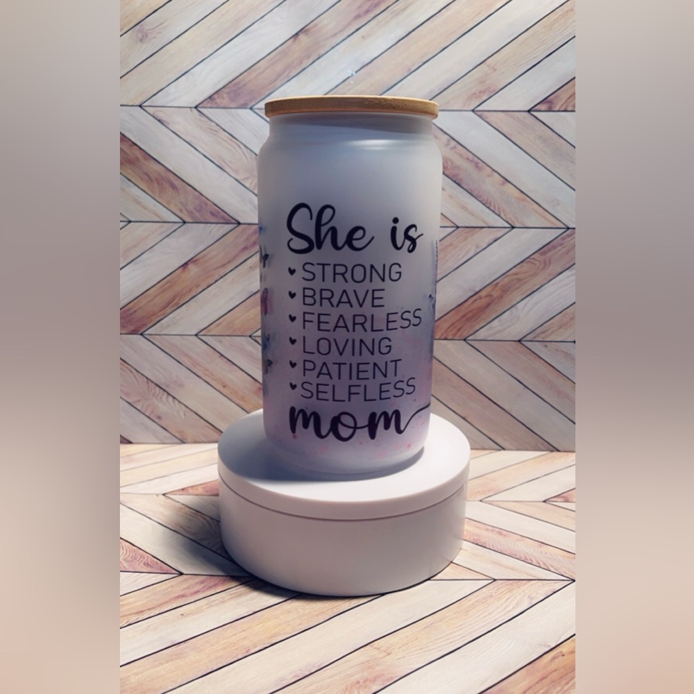 Glass sublimation perfect for Mother’s Day or just because!